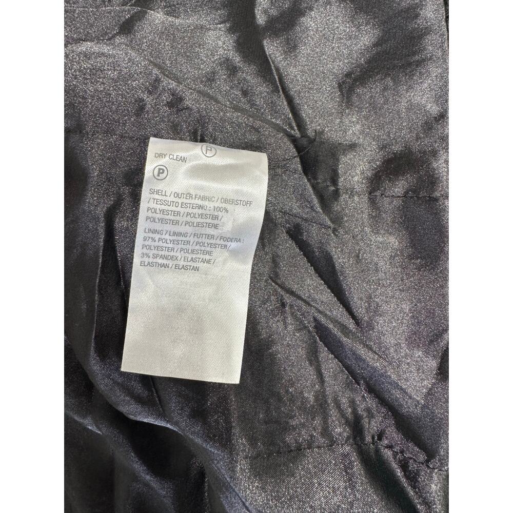 QVC Susan Graver Cropped Tweed Blazer w/ Fringe Detail BLACK NWOT Size 12 - Picture 8 of 8